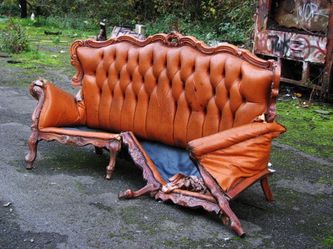 Entrance to Aldershot commercial waste facility with signage indicating accessible services